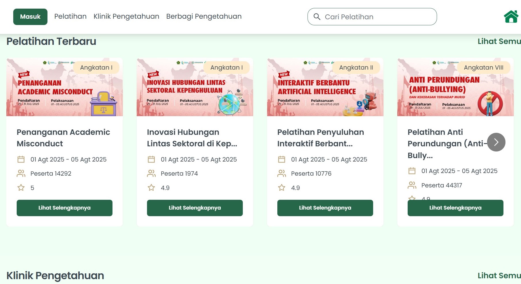 Dibuka sampai Besok! Lebih dari 150 Ribu Peserta telah  Mendaftar di Platform Pelatihan MOOC Pintar Kemenag Awal Bulan ini