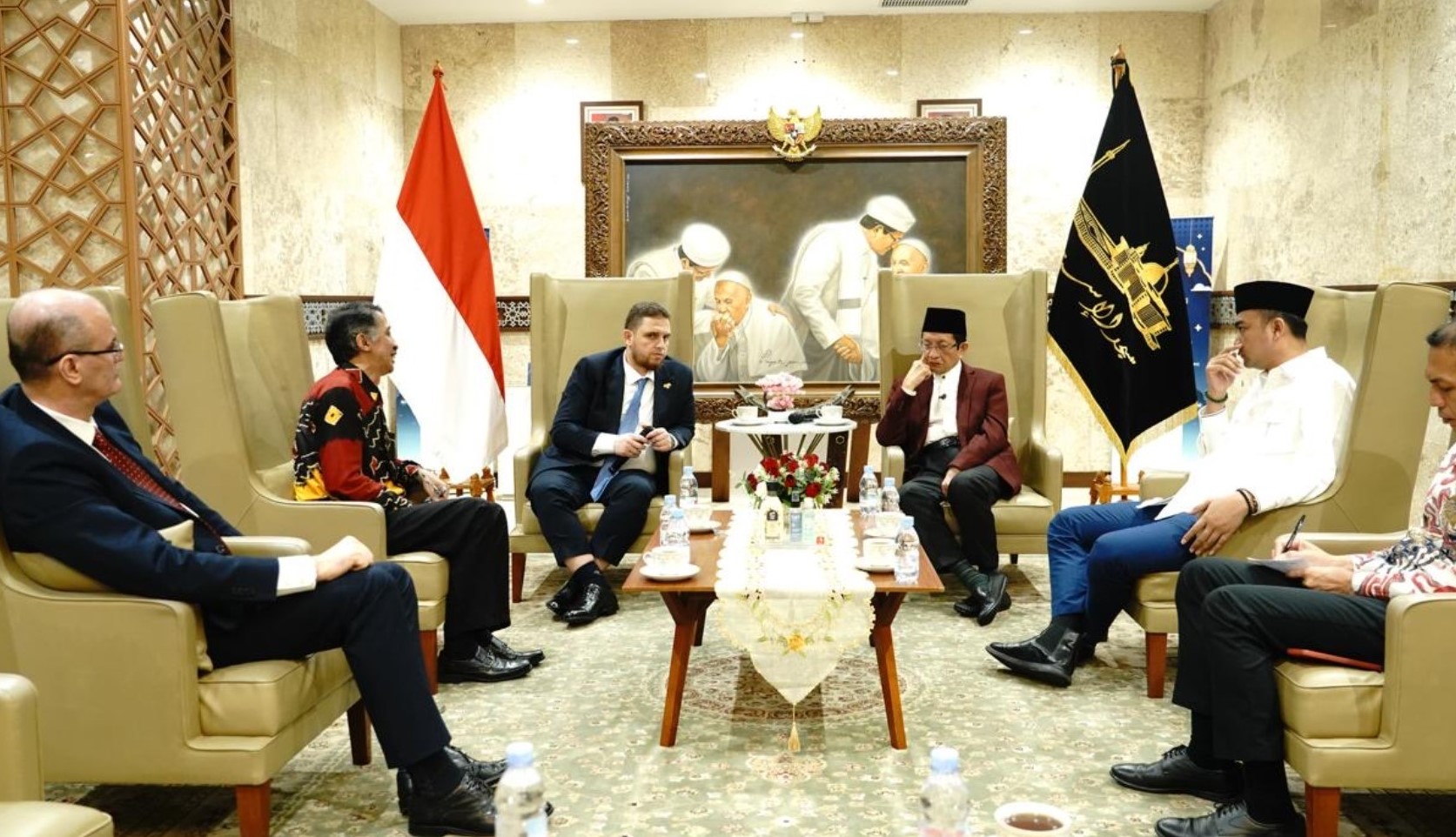 Ingin Belajar Kerukunan dari Indonesia, Utusan Suriah Lakukan Pertemuan dengan Menag RI di Jakarta