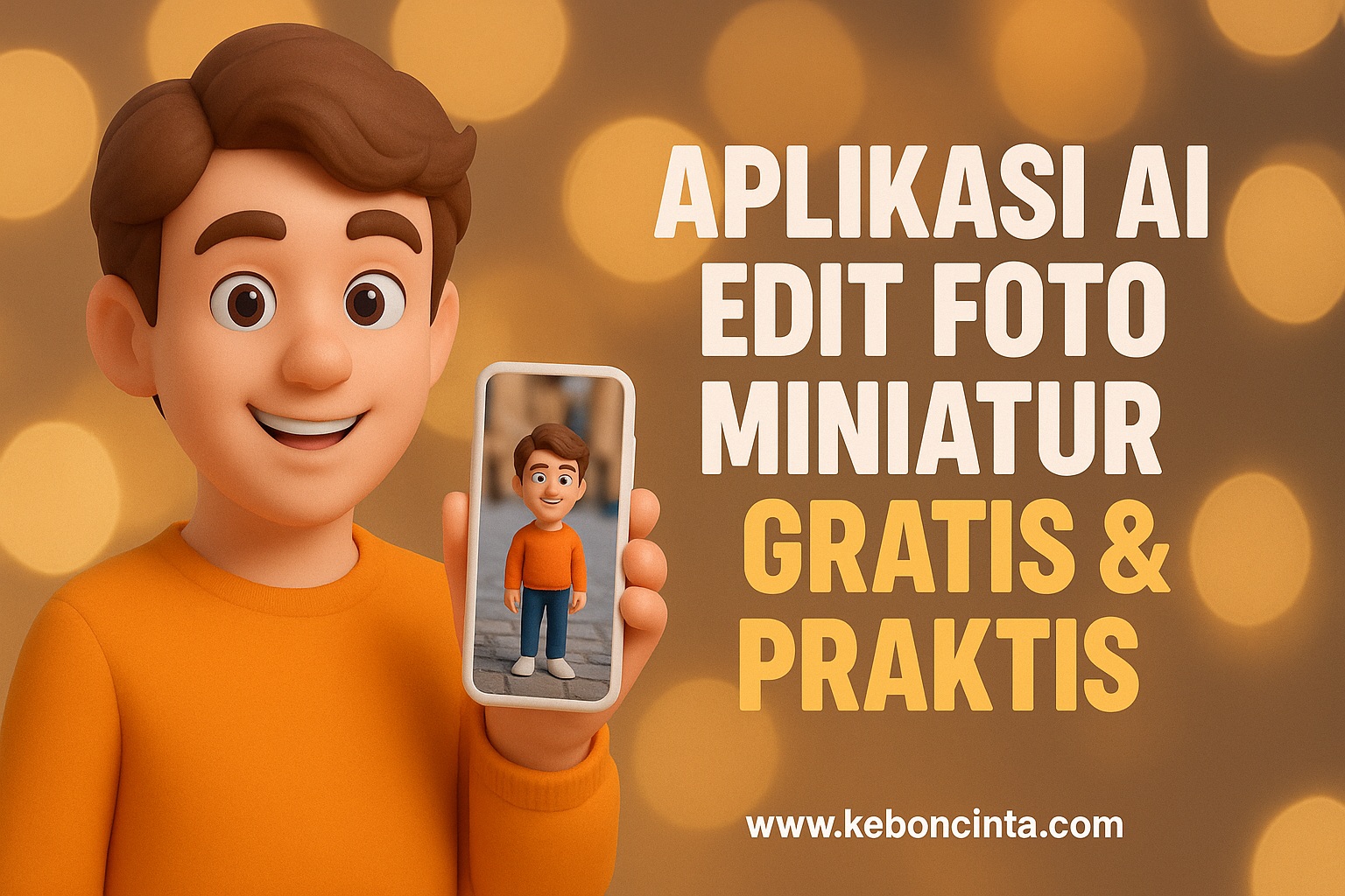 Ini Aplikasi AI Edit Foto Miniatur yang Lagi Viral, Gratis & Praktis!