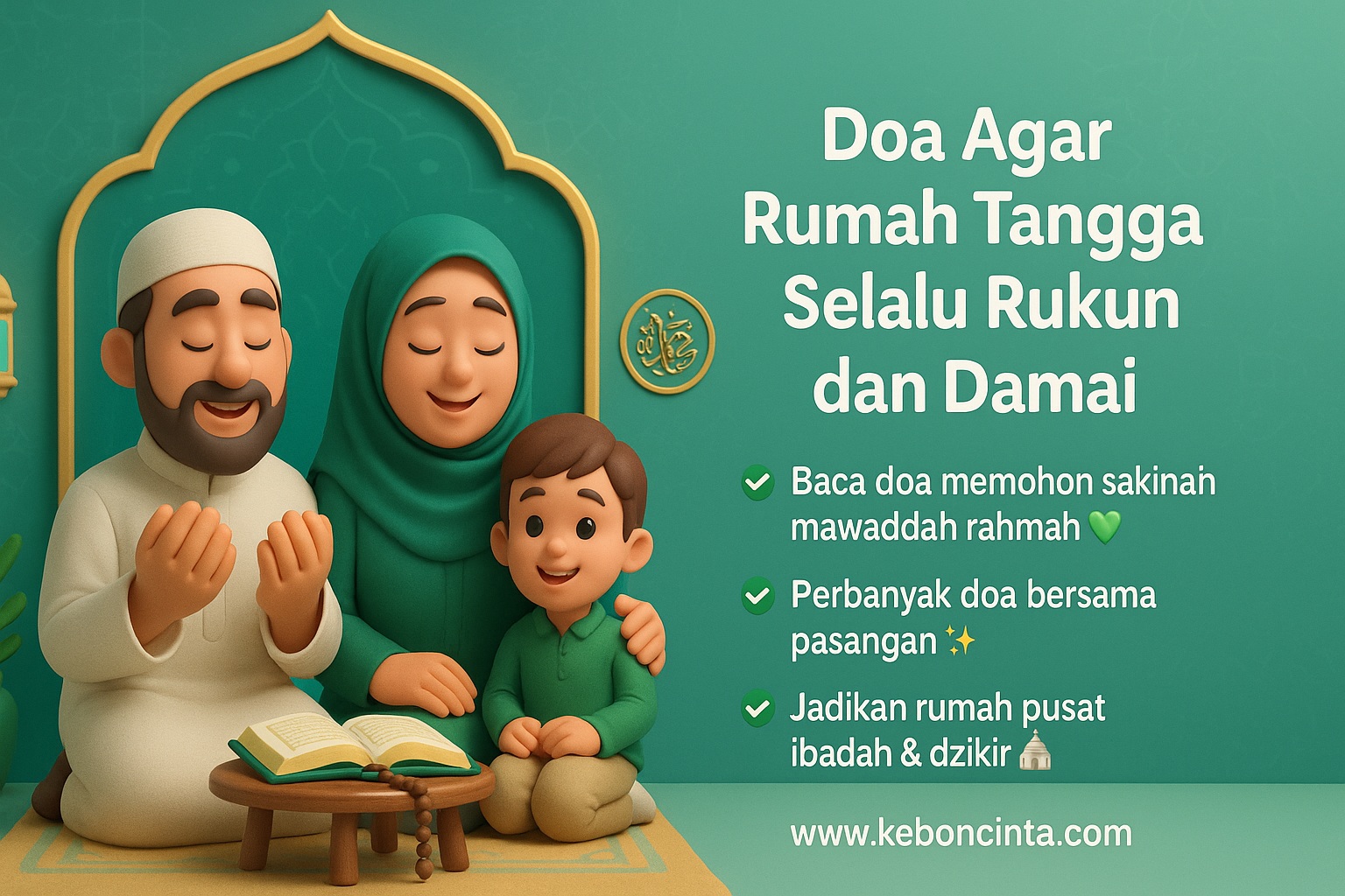 Doa Agar Rumah Tangga Selalu Rukun dan Damai