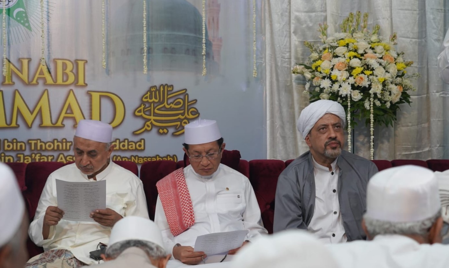 Hadiri Maulid Nabi di Rabithah Alawiyah, Menag Ingatkan Peran Penting Ulama dan Habaib Jaga Persatuan Indonesia