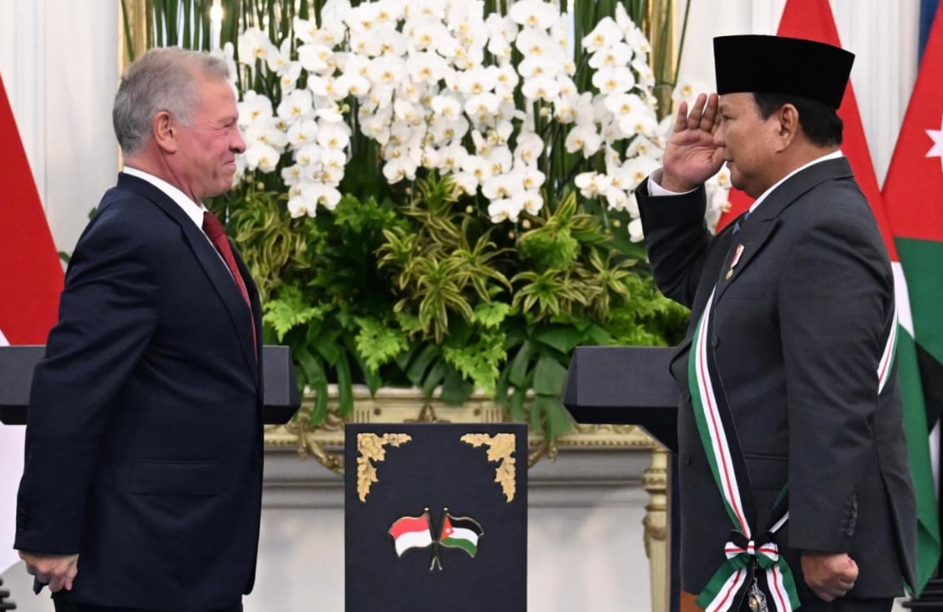 Istimewa! Presiden Prabowo Masuk Daftar Penerima Prestisius Order of the Renaissance dari Kerajaan Yordania