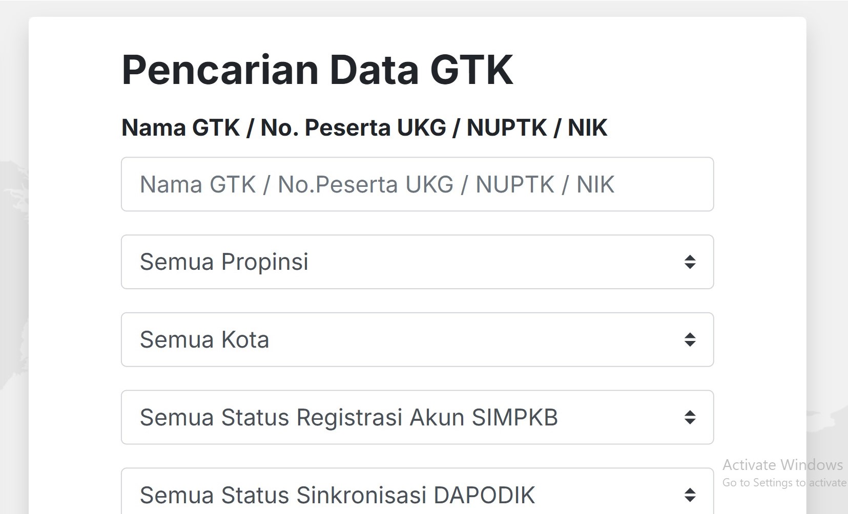 Status Data di Info GTK: Ini Cara Membacanya Agar Tunjangan Guru Tidak Terkendala