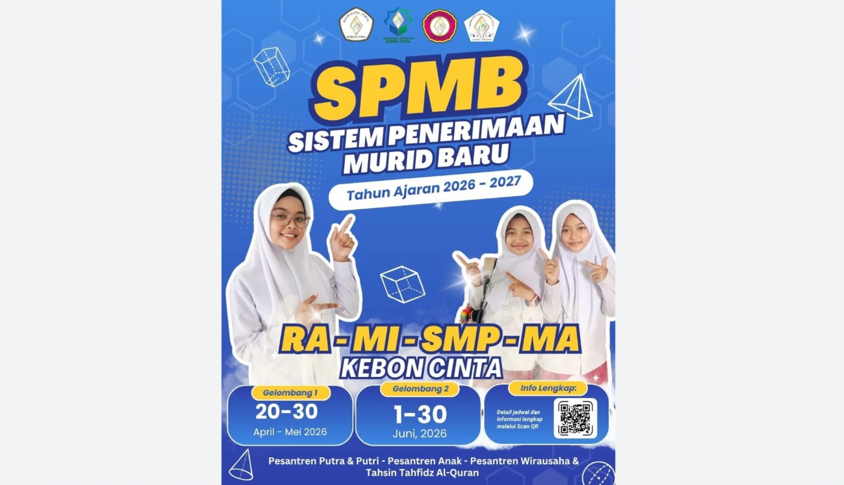 Pondok Pesantren Kebon Cinta Tawarkan Pendidikan Akademik dan Agama yang Seimbang, Yuk Kepoin!