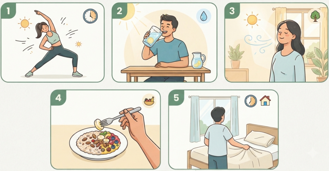 5 Kebiasaan Pagi untuk Tubuh Lebih Bugar