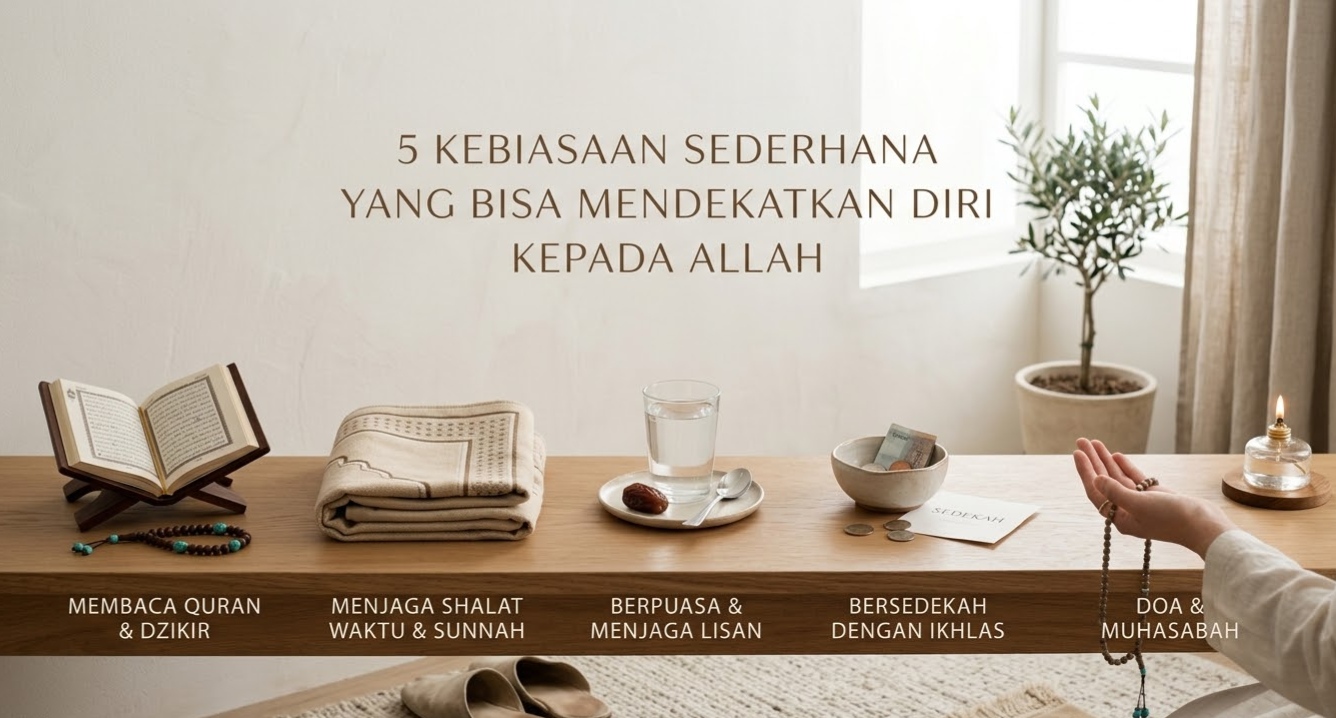 5 Kebiasaan Sederhana yang Bisa Mendekatkan Diri kepada Allah