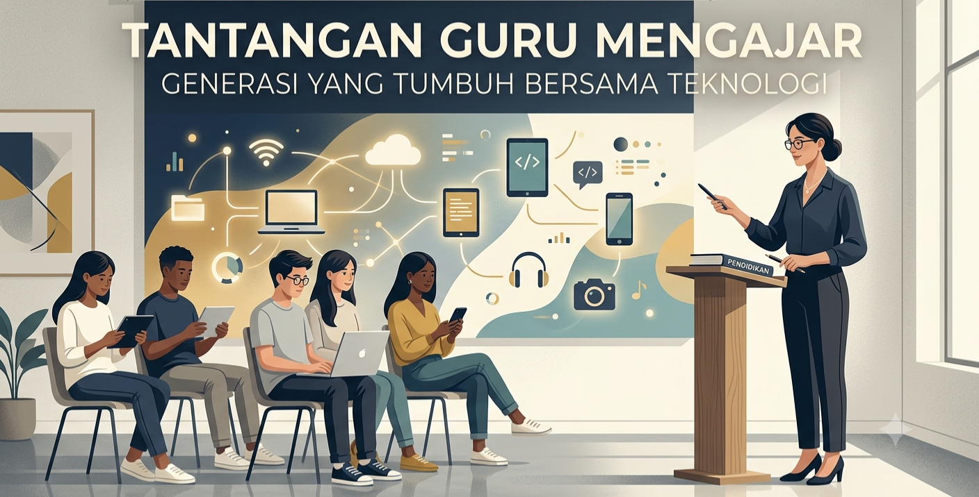 Tantangan Guru Mengajar Generasi yang Tumbuh Bersama Teknologi