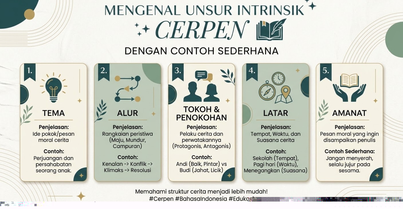 Mengenal Unsur Intrinsik Cerpen dengan Contoh Sederhana