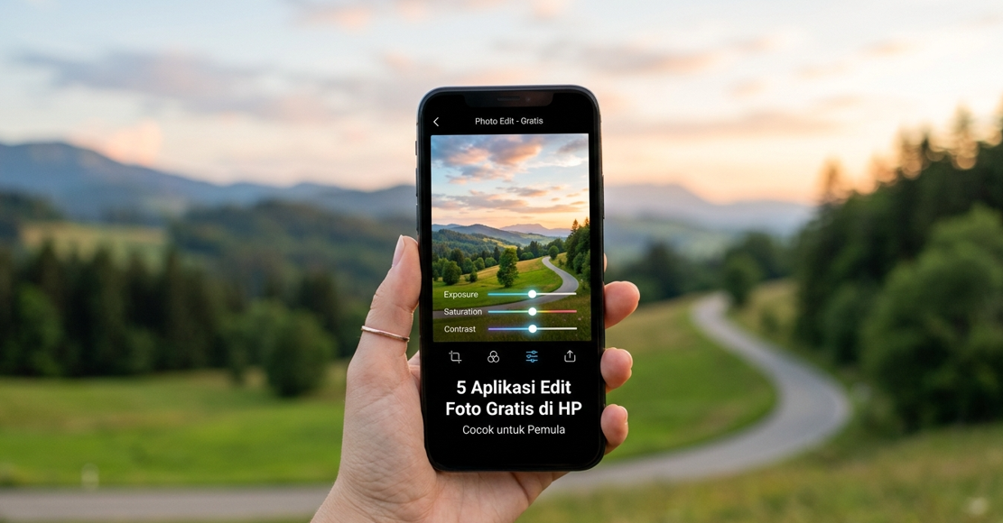 5 Aplikasi Edit Foto Gratis di HP yang Cocok untuk Pemula
