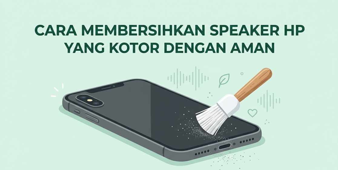 Cara Membersihkan Speaker HP yang Kotor dengan Aman