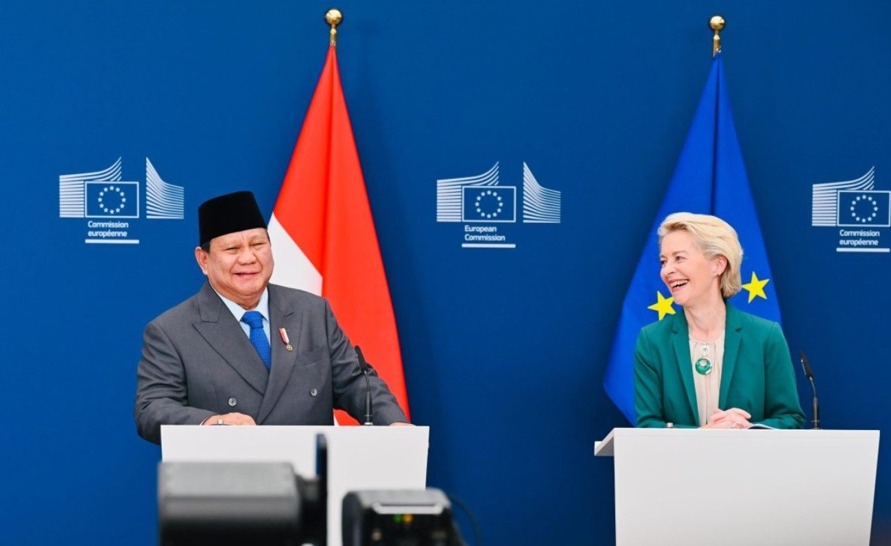 Sepakati Perundingan IEU-CEPA, Presiden Prabowo Apresiasi Sambutan Baik Presiden Komisi Eropa di Belgia