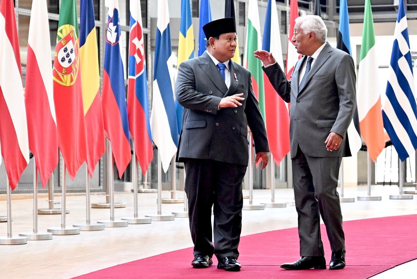 Bertemu Petinggi Uni Eropa, Presiden Prabowo Sebut Indonesia Siap Perkuat Kerja Sama dengan Uni Eropa dalam Berbagai Bidang