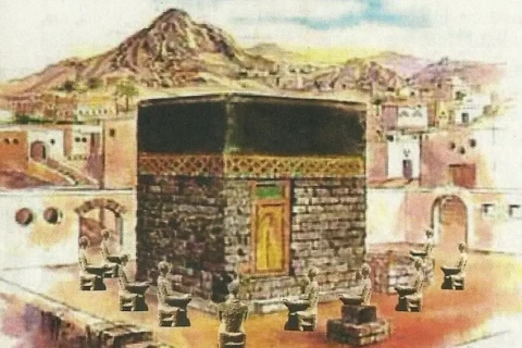 Jatuhnya Berhala-berhala di Ka'bah Menjelang Kelahiran Nabi Muhammad ﷺ