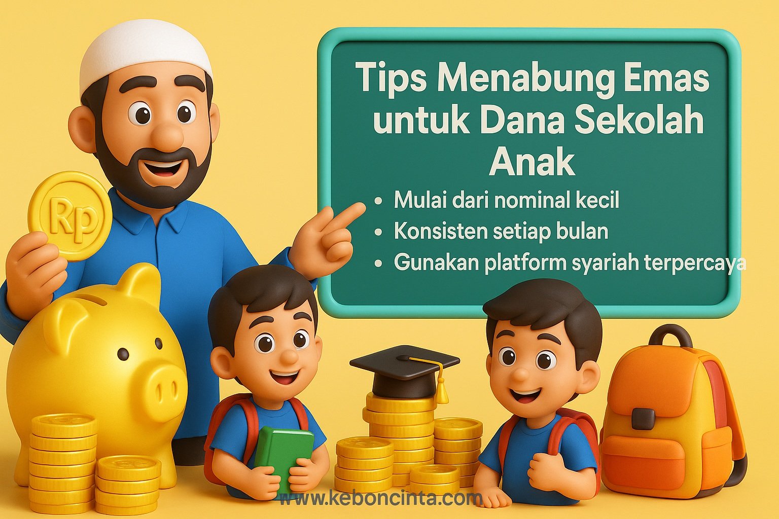 Tips Menabung Emas untuk Dana Sekolah Anak