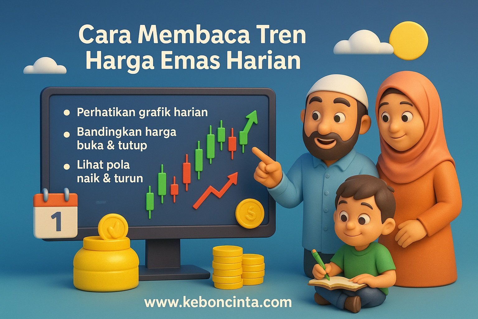 Cara Membaca Tren Harga Emas Harian