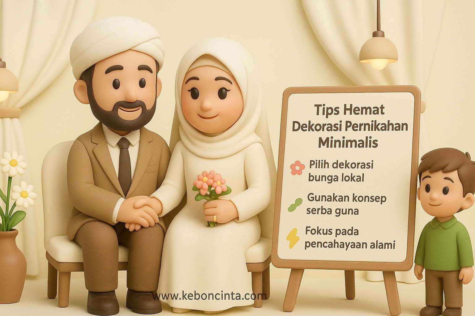 Tips Hemat Dekorasi Pernikahan Minimalis