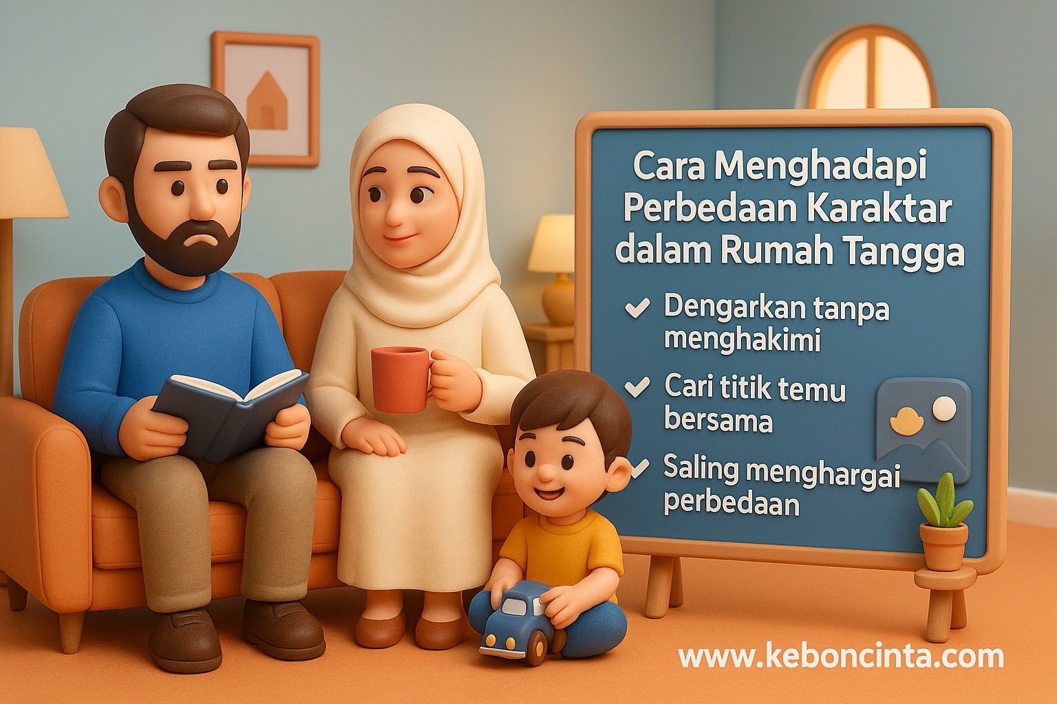 Cara Menghadapi Perbedaan Karakter dalam Rumah Tangga