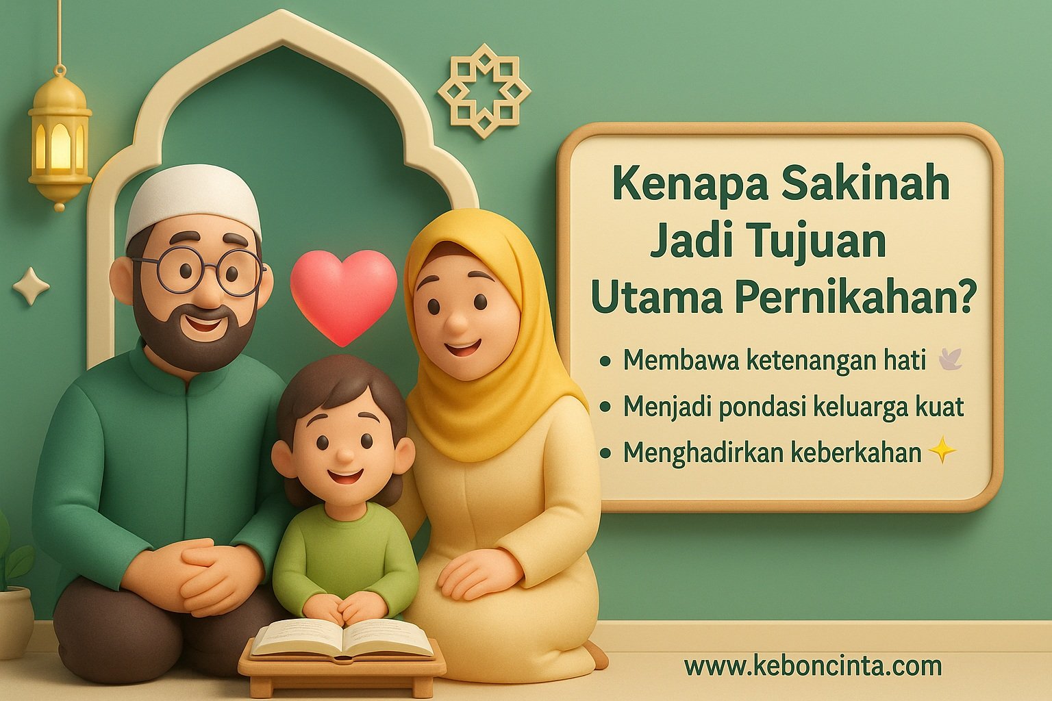 Kenapa Sakinah Jadi Tujuan Utama Pernikahan?