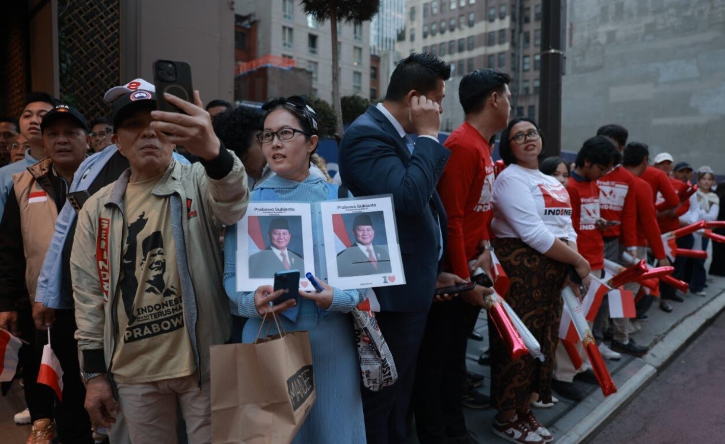 Dalam Kunjungannya ke Amerika Serikat, Presiden Prabowo Mendapat Sambutan Antusias Diaspora Indonesia di New York