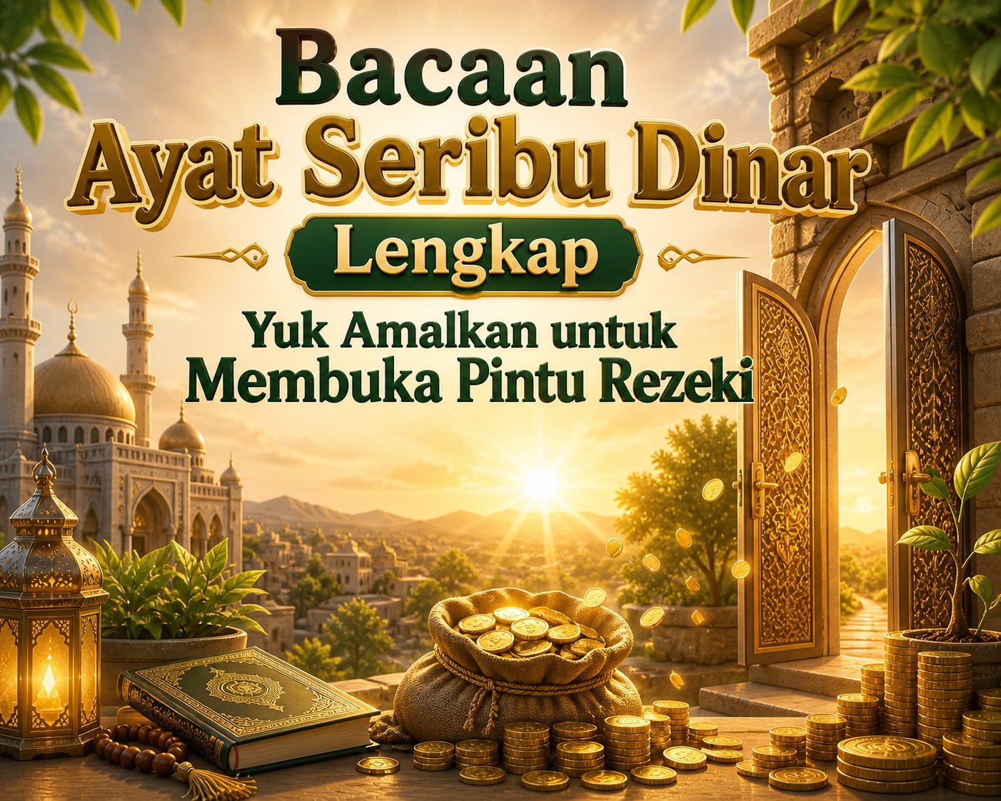 Bacaan Ayat Seribu Dinar Lengkap, Yuk Amalkan untuk Membuka Pintu Rezeki