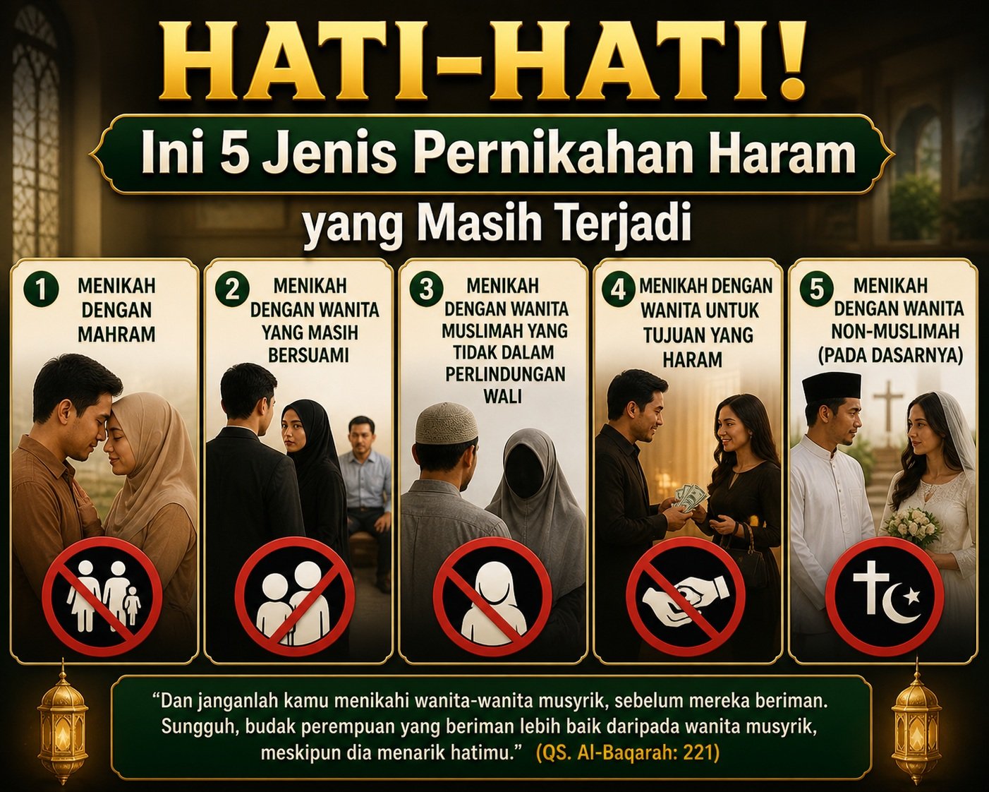Hati-Hati! Ini 5 Jenis Pernikahan Haram yang Masih Terjadi