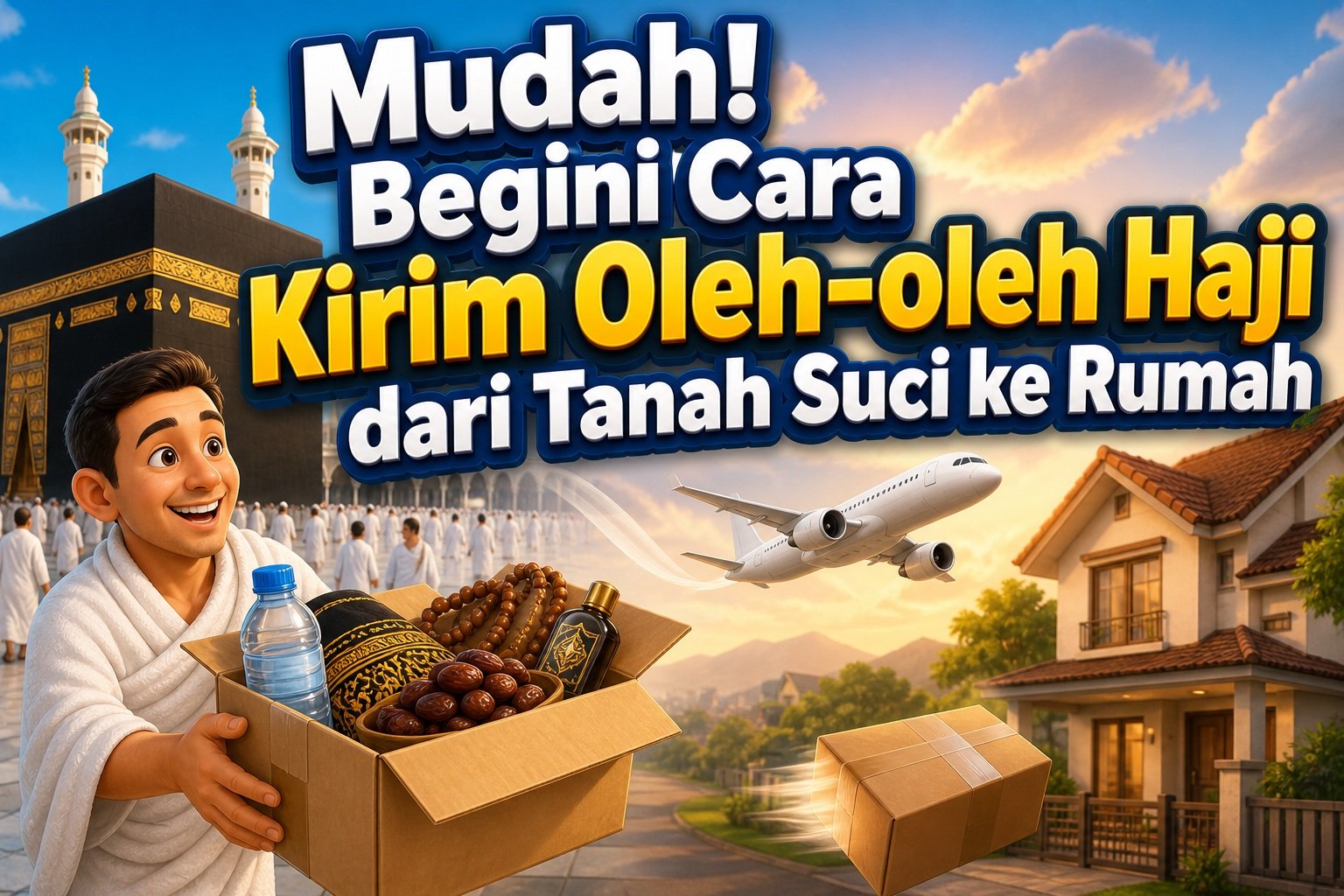 Mudah! Begini Cara Kirim Oleh-oleh Haji dari Tanah Suci ke Rumah