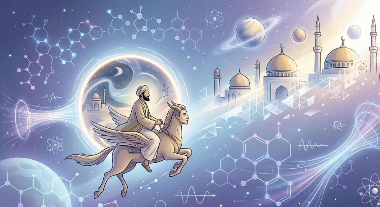 Teknologi Quantum di Balik Isra Mikraj: Ketika Jarak dan Waktu Menjadi Nol