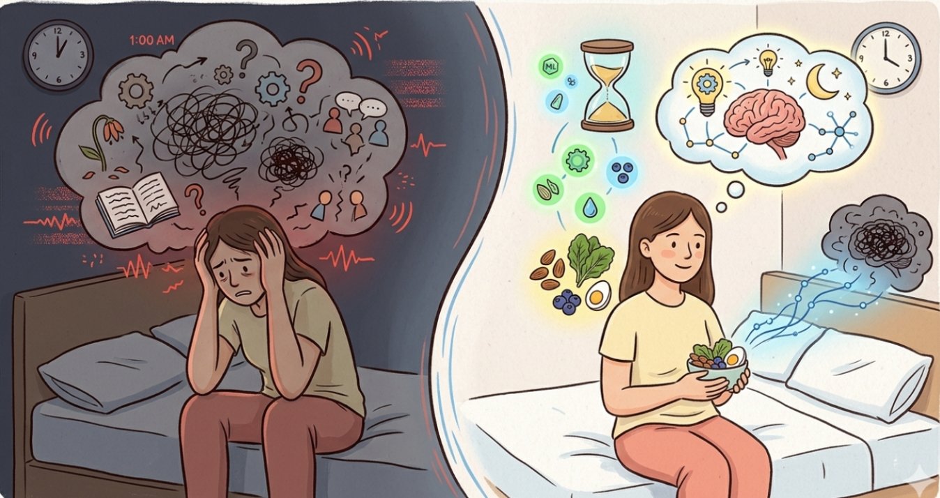 Sering Overthinking Sebelum Tidur? Bisa Jadi Ini Tanda Tubuhmu Kekurangan Zat Gizi Tertentu