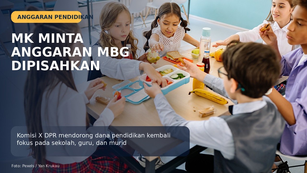 Putusan MK Pisahkan Anggaran MBG, Komisi X Minta Dana Pendidikan Kembali Fokus ke Sekolah