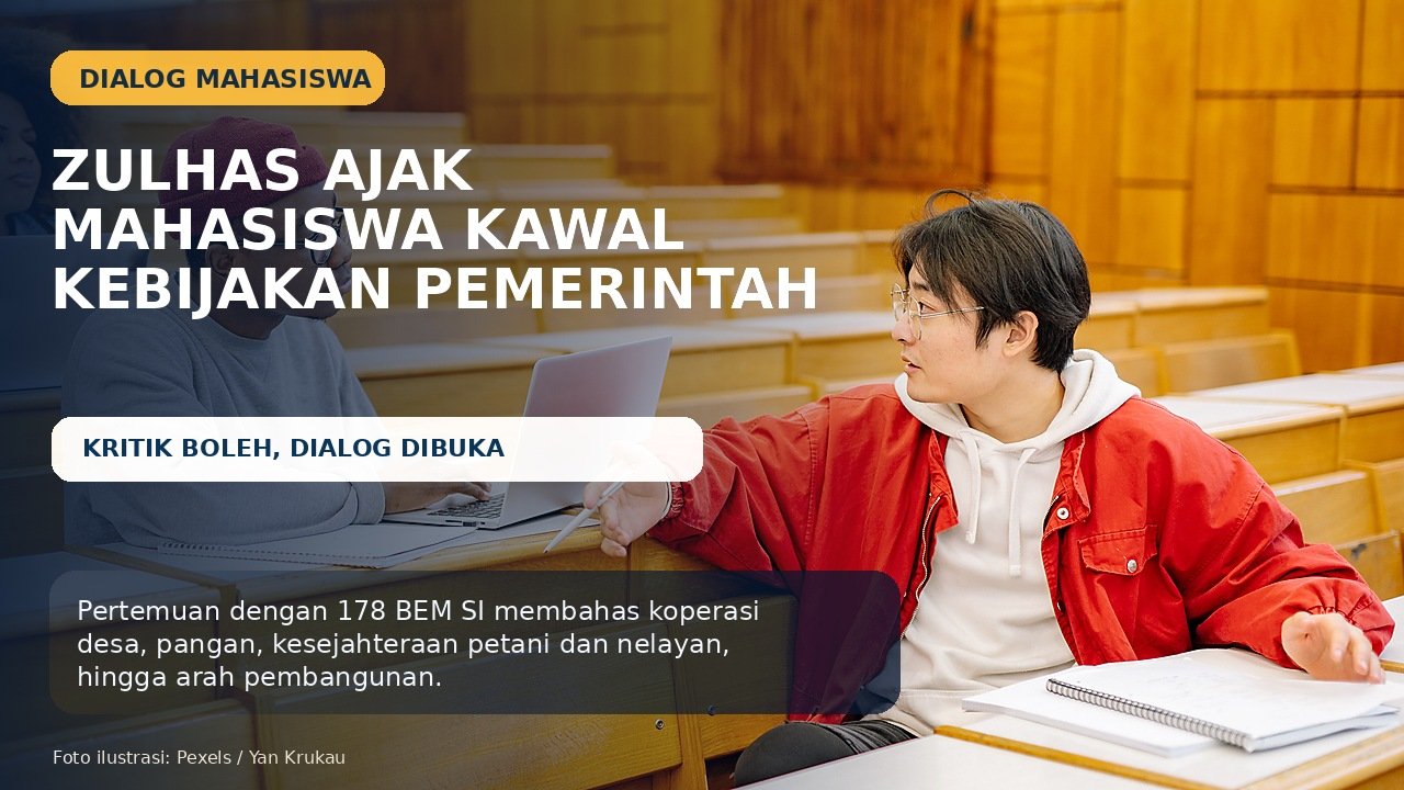 Zulhas Buka Dialog dengan 178 BEM SI, Ajak Mahasiswa Kawal Kebijakan Pemerintah