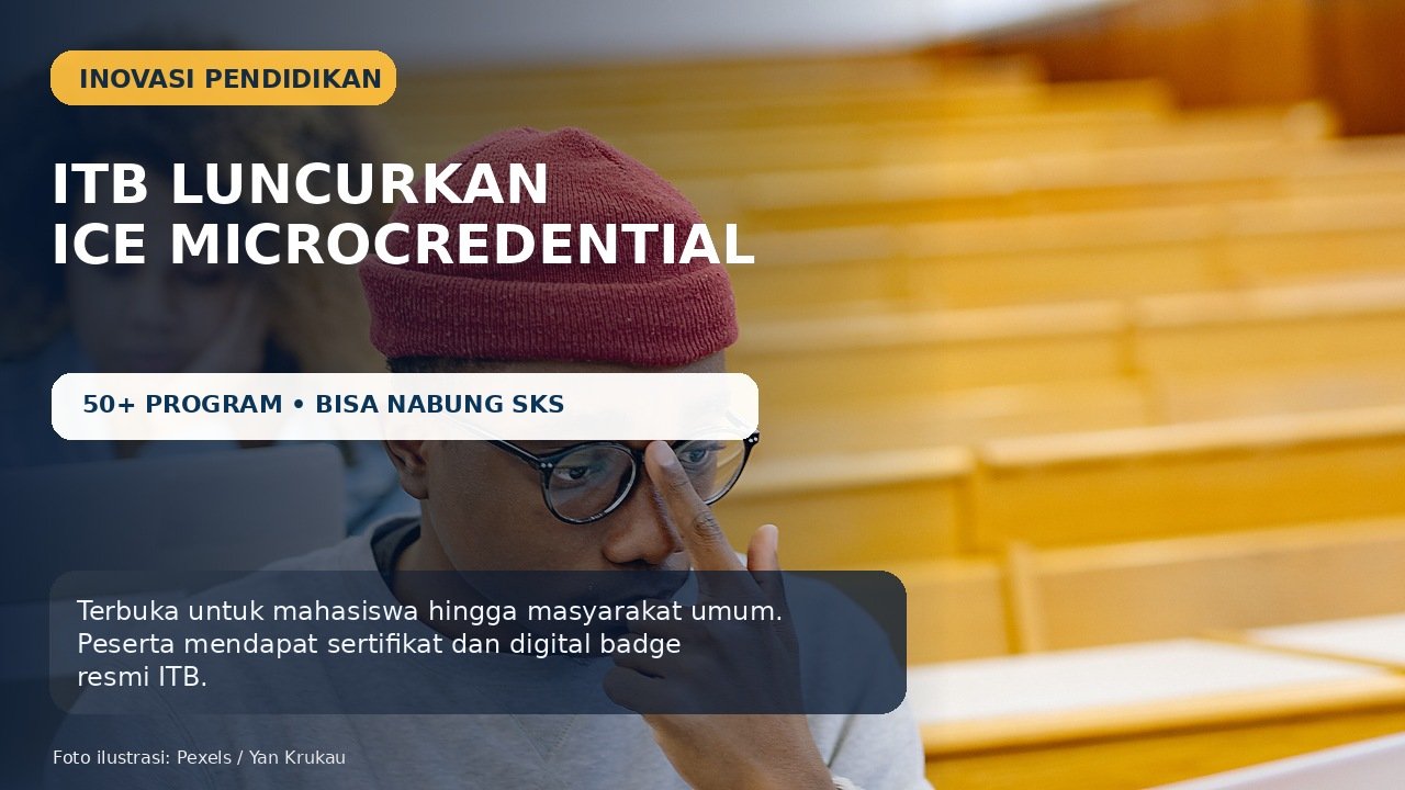ITB Luncurkan ICE Microcredential, Lebih dari 50 Program Terbuka untuk Mahasiswa hingga Umum