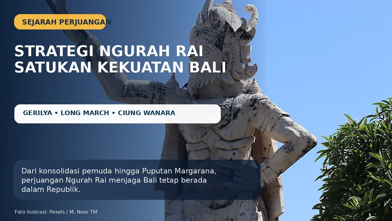 Strategi I Gusti Ngurah Rai Menyatukan Kekuatan Bali, dari Gerilya hingga Puputan Margarana