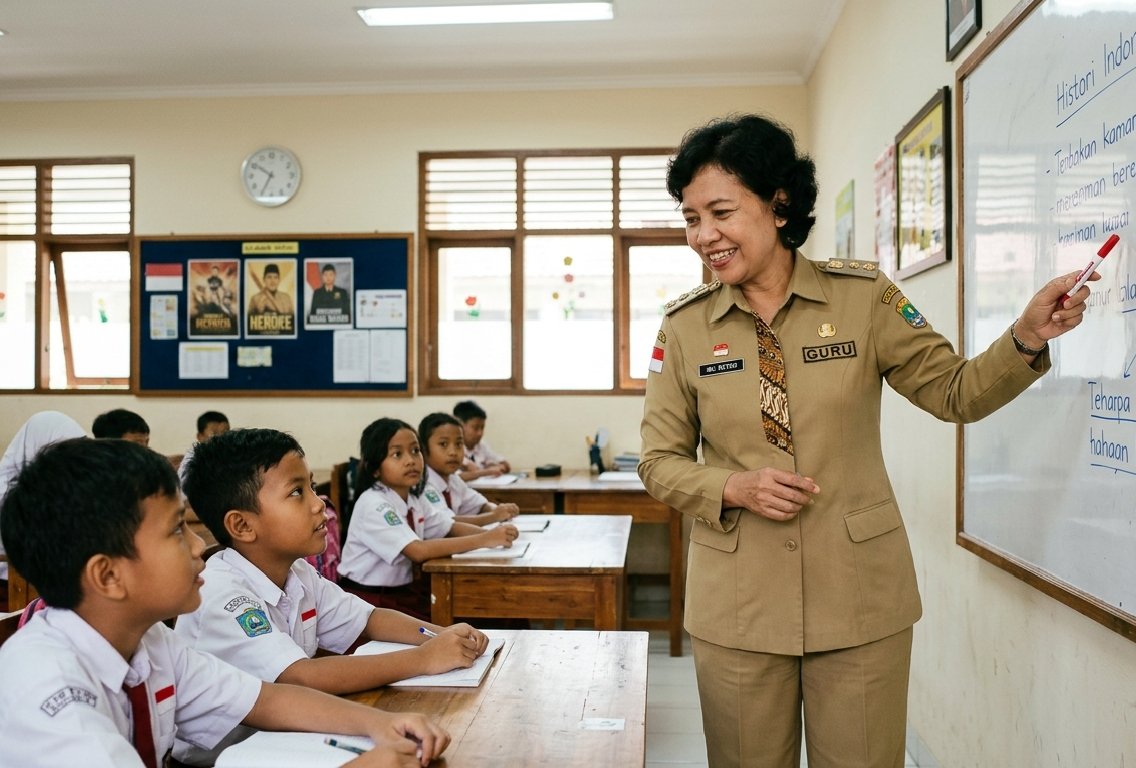 Pemerintah dan DPR Atur Kebijakan Guru PPPK Bisa Jadi PNS