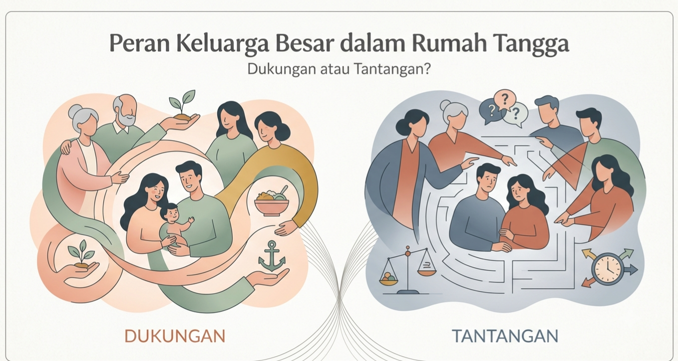 Peran Keluarga Besar dalam Rumah Tangga: Dukungan atau Tantangan?