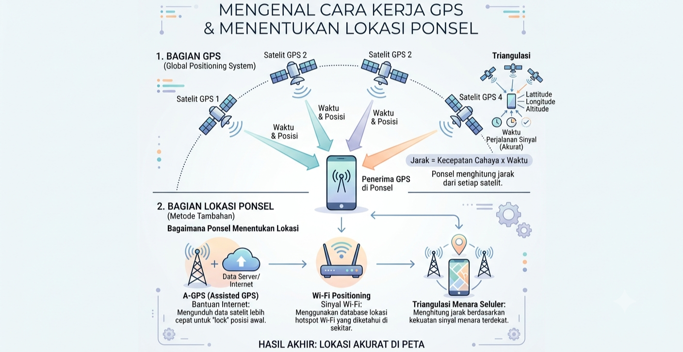 Mengenal Cara Kerja GPS dan Bagaimana Ponsel Menentukan Lokasi