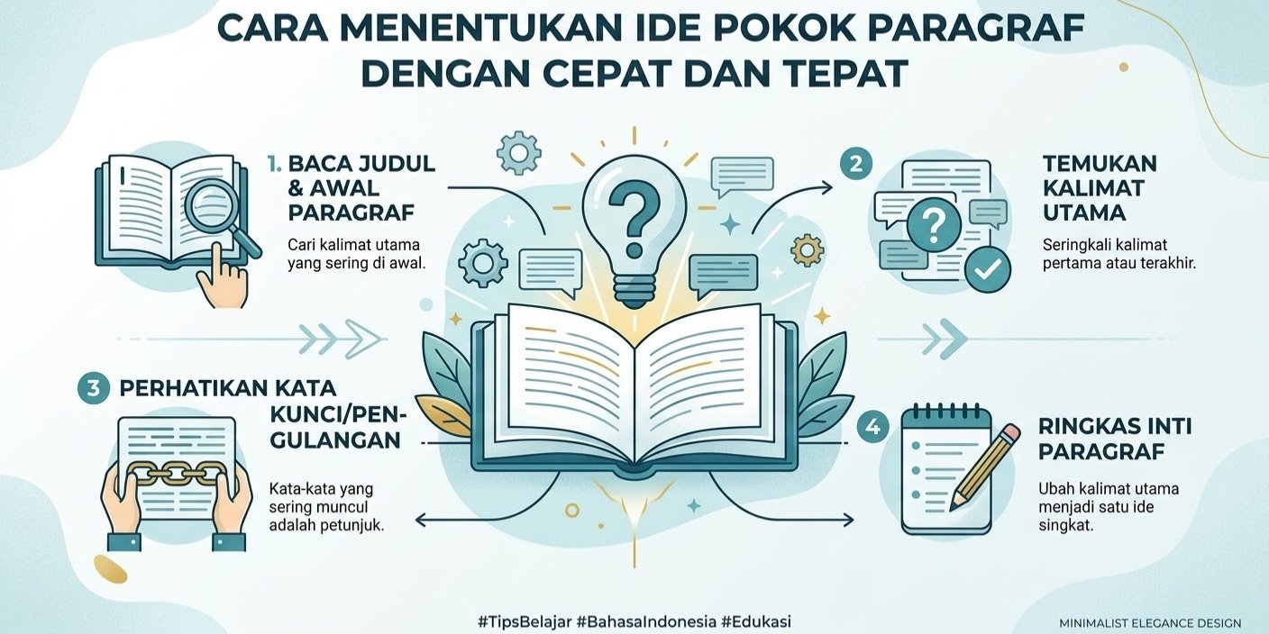 Cara Menentukan Ide Pokok Paragraf dengan Cepat dan Tepat