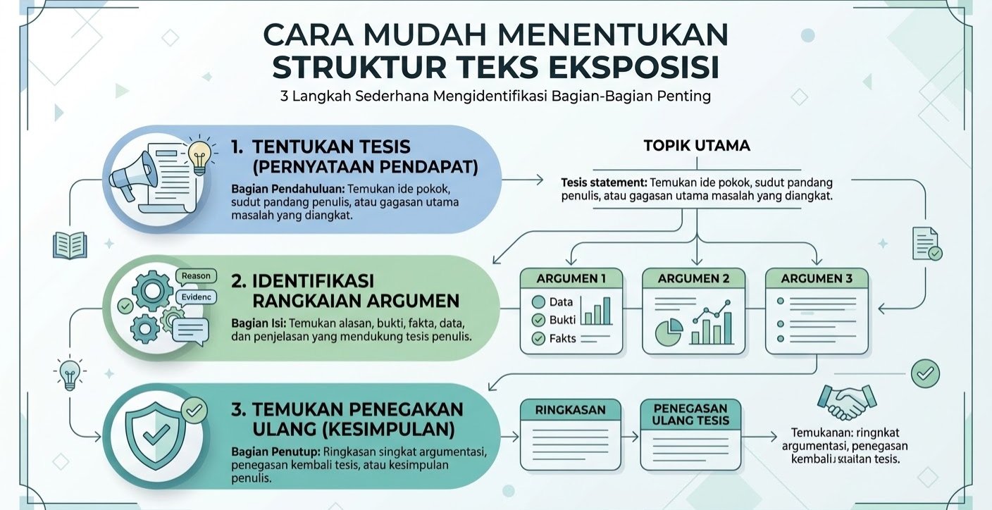 Cara Mudah Menentukan Struktur Teks Eksposisi