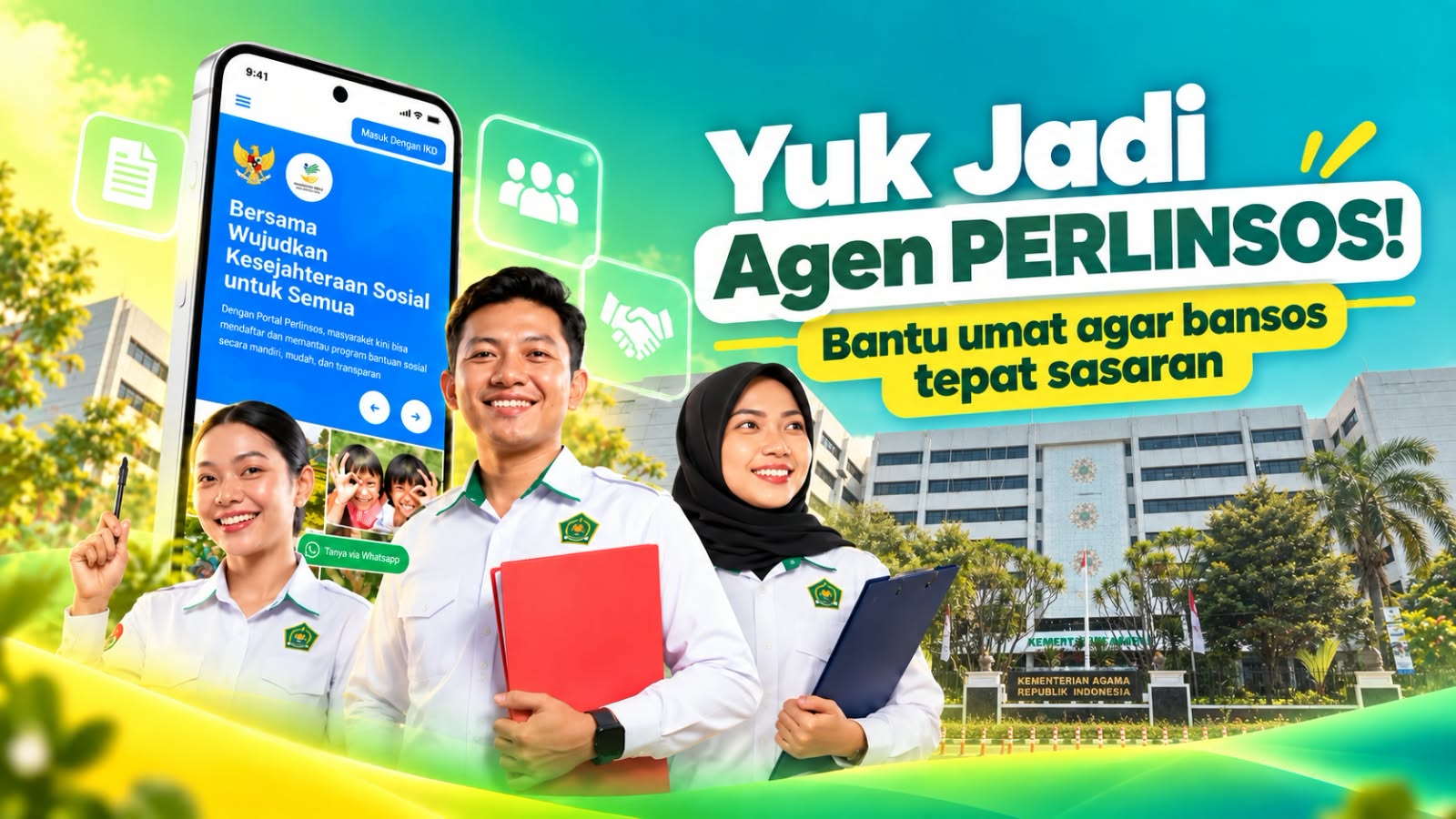 Menag Nasaruddin Umar Ajak ASN hingga Santri Jadi Agen Perlinsos, Begini Cara Daftarnya