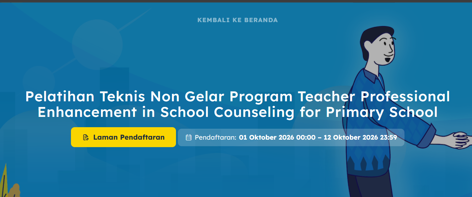 Guru SD Dapat Pelatihan Bareng Cambridge! Cek Program School Counseling yang Dibuka Kemendikdasmen