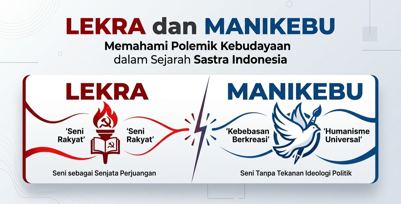 Lekra dan Manikebu: Memahami Polemik Kebudayaan dalam Sejarah Sastra Indonesia