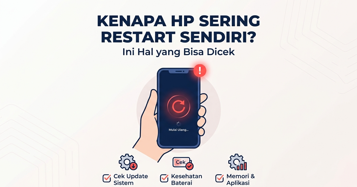 Kenapa HP Sering Restart Sendiri? Ini Hal yang Bisa Dicek
