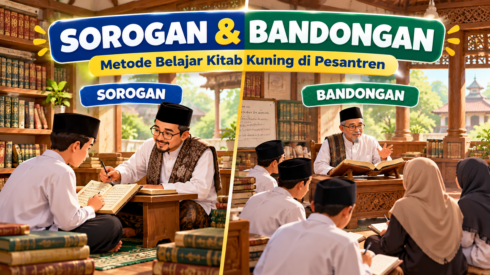 Mengenal Metode Sorogan dan Bandongan dalam Pendidikan Pesantren