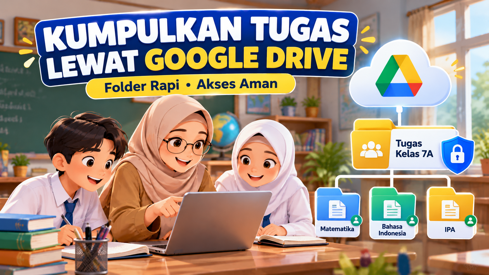 Cara Membuat Folder Google Drive untuk Mengumpulkan Tugas Siswa dengan Aman