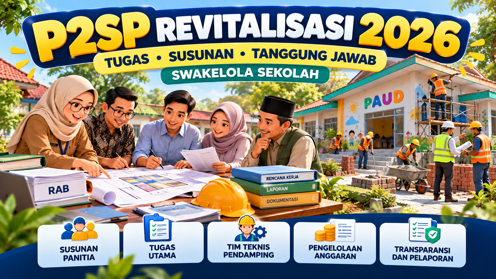 Apa Itu P2SP dalam Revitalisasi Sekolah 2026? Tugas, Susunan Panitia, dan Tanggung Jawabnya