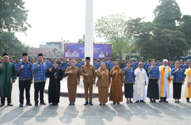 442 PNS Sulteng Ambil Sumpah, Gubernur Tegaskan Promosi Jabatan Bukan karena Kedekatan atau Keluarga