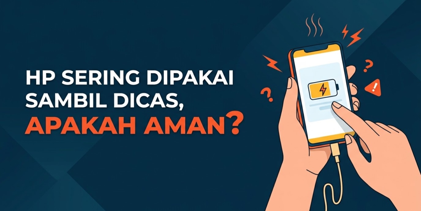 HP Sering Dipakai Sambil Dicas, Apakah Aman?