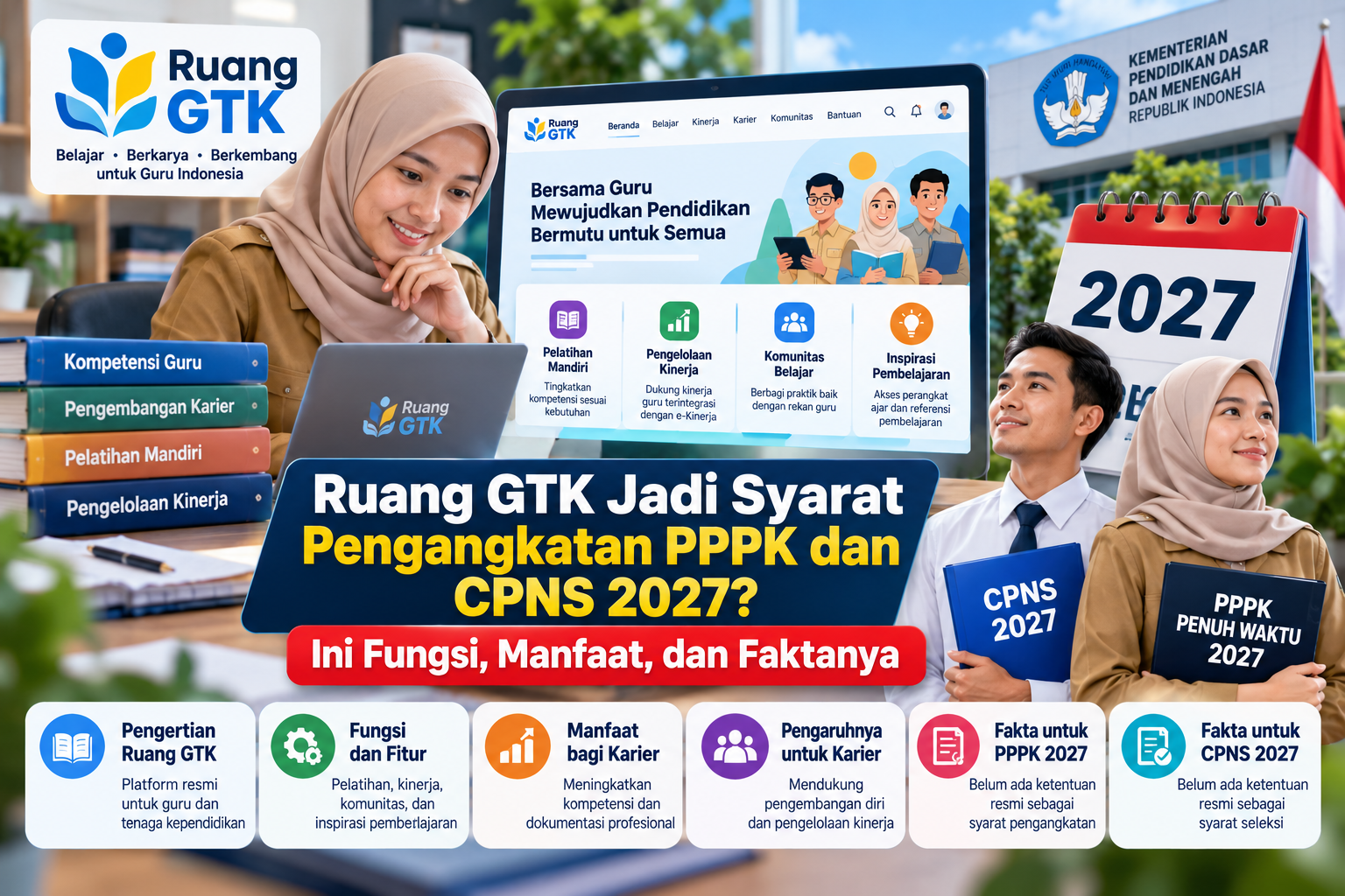 Ruang GTK Jadi Syarat Pengangkatan PPPK dan CPNS 2027? Ini Fungsi, Manfaat, dan Faktanya