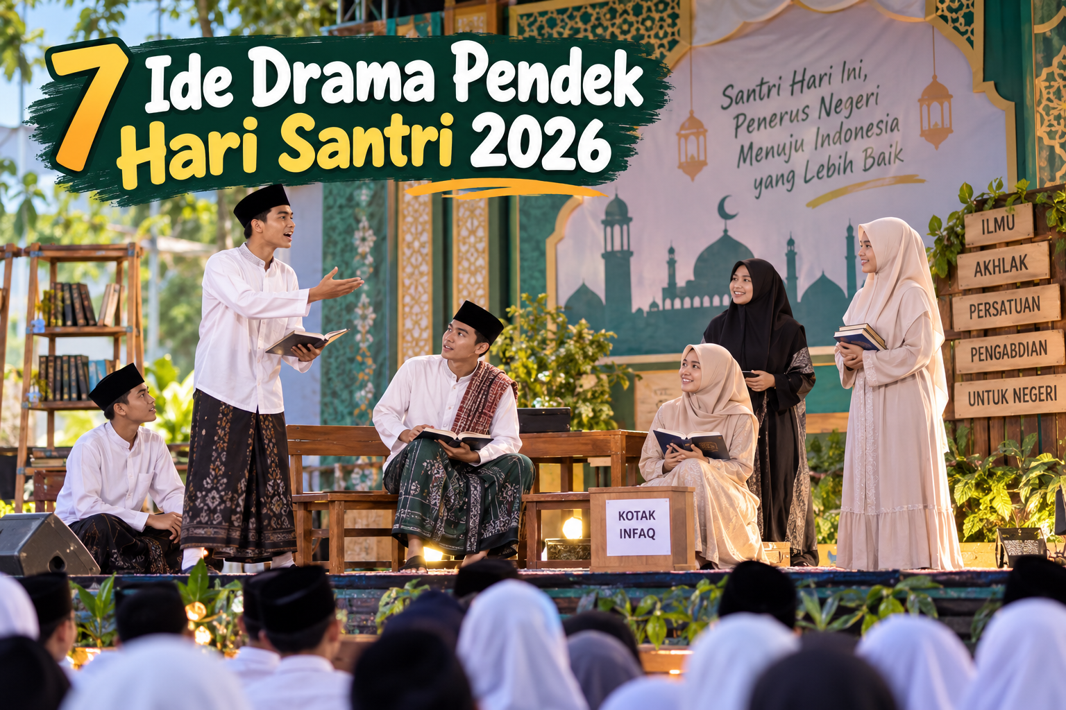 7 Ide Drama Pendek Hari Santri 2026 untuk Pentas Sekolah dan Pesantren, Lengkap dengan Tema Cerita
