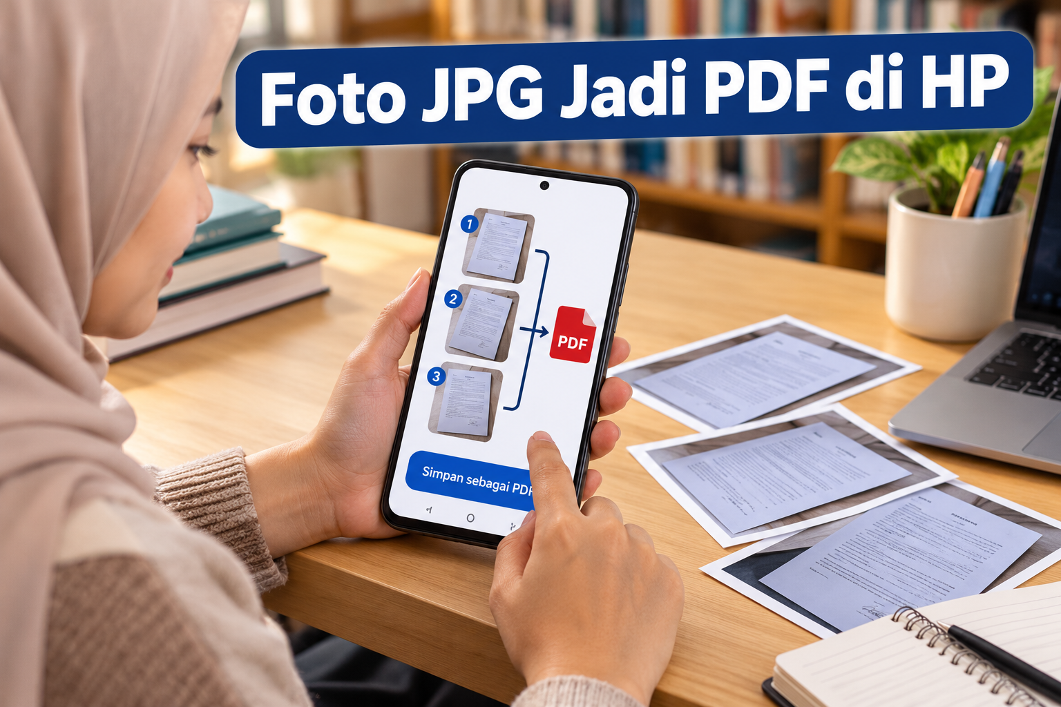Cara Mengubah Foto JPG Menjadi PDF di HP, Lengkap dengan Cara Mengatur Urutan Halaman