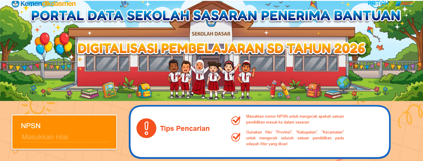 Pemerintah Siapkan 3 Papan Digital Gratis untuk SD, Begini Cara Mengetahui Sekolah Penerima PID 2026